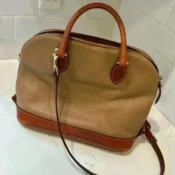 DOONEY & BOURKE Pebbled Grain Zip Zip Satchel Pre-Owned - Picture 6 of 16